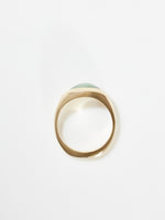 Load image into Gallery viewer, Pia No. 2 Ring with Jade in 10k, Size 7
