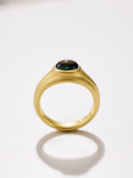 Load image into Gallery viewer, Iris Ring with 1.26ct Umba Valley Sapphire in 18k Green Gold, Size 5
