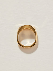 Vesper Ring Featuring a .46ct m Diamond Set in 18k Yellow, Size 6