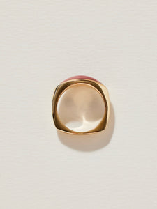 Pilar Ring in 10k Yellow and Jasper, Size 7