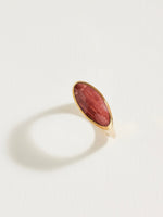 Load image into Gallery viewer, Pilar Ring in 10k Yellow and Jasper, Size 7
