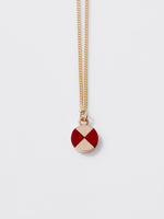 Load image into Gallery viewer, Ray Charm with Red Jasper in 10k Yellow Gold, 18&quot;
