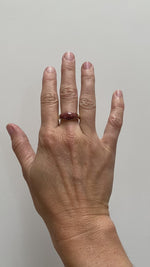 Load and play video in Gallery viewer, Pilar Ring in 10k Yellow and Jasper, Size 7
