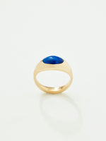 Load image into Gallery viewer, Pia No. 2 Ring with Lapis in 18k Royal, Size 6.25
