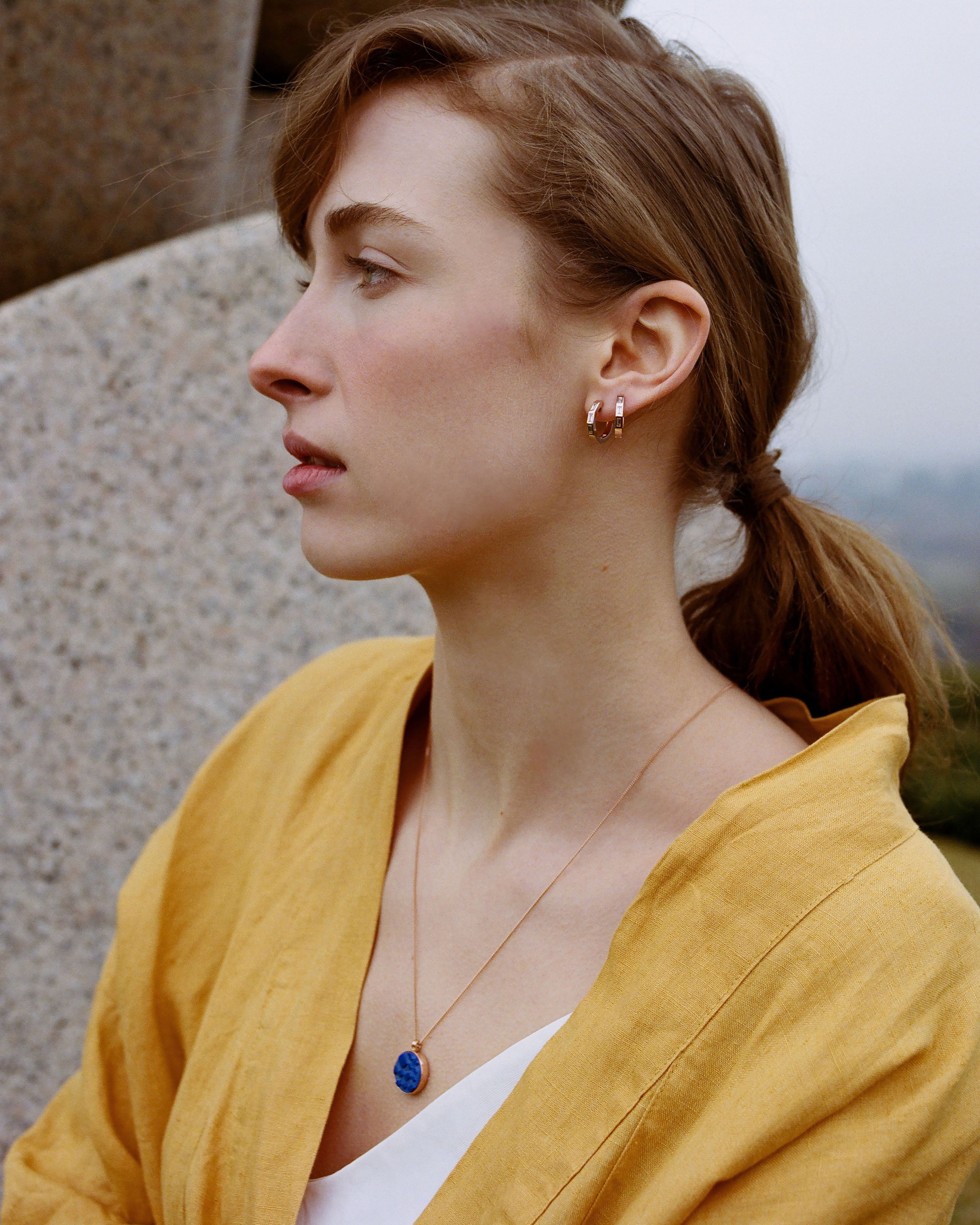 Stone Signet Pendant