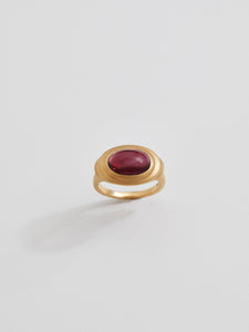 Rhodolite Màre Ring in 18k Royal Gold, Size 8