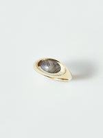 Load image into Gallery viewer, Pia No. 2 Ring with Scottish Agate in 10k Yellow, Size 7
