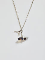 Load image into Gallery viewer, Large Stone Toggle Necklace with Montana Agate
