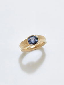 Tulip Solitaire with 1.85ct Spinel in 18k Royal, Size 6
