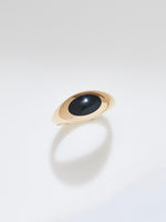 Load image into Gallery viewer, Pia No. 2 Ring with Wyoming Jade in 18k Royal, Size 7.5
