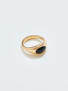 Pia No. 2 Ring with Wyoming Jade in 18k Royal, Size 7.5