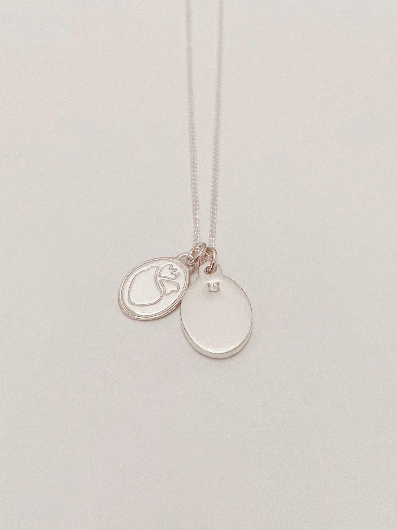 Small Enameled Heart Charm