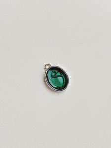 Small Enameled Heart Charm