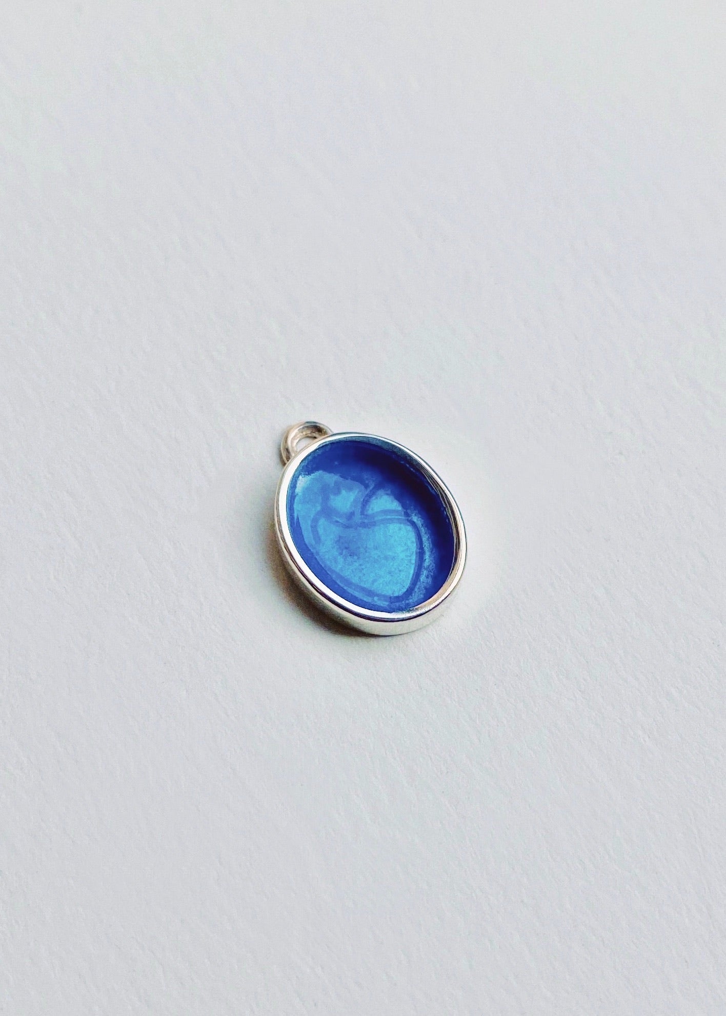 Small Enameled Heart Charm