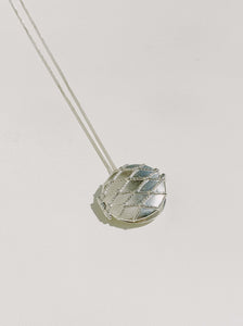 Netted Round Locket