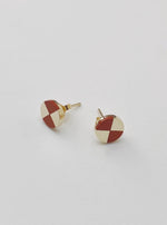 Load image into Gallery viewer, Ray Studs with Red Jasper
