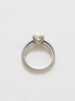 Load image into Gallery viewer, Celeste Solitaire with 1.56ct Emerald Cut Diamond in Platinum, Size 7
