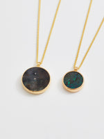 Load image into Gallery viewer, Stone Signet with Honduran Black Opal in 18k Yellow Gold
