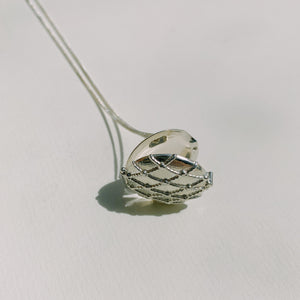 Netted Round Locket